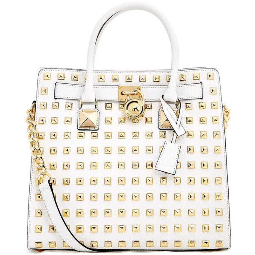 Hamilton- large studded leather tote